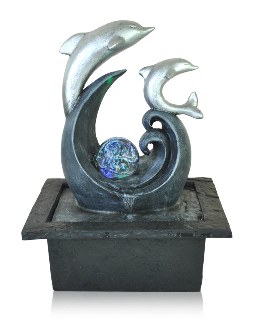 Dolphins with Ball Fountain WATER FOUNTAIN at World Of Decor NZ