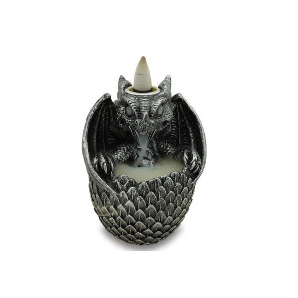 Dragon and Egg Black Backflow Burner LED INCENSE at World Of Decor NZ