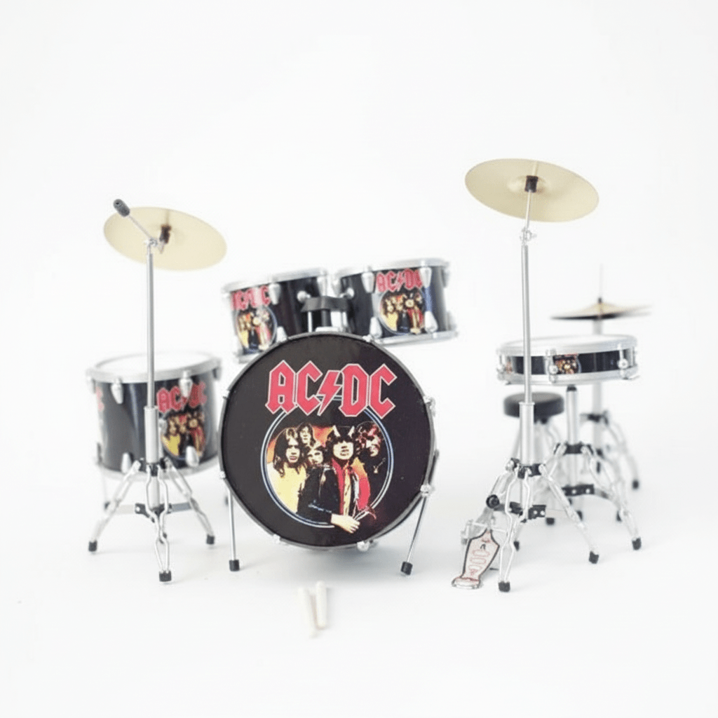 Drum Set AC/DC Collectibles/Novelties/Wheels at World Of Decor NZ