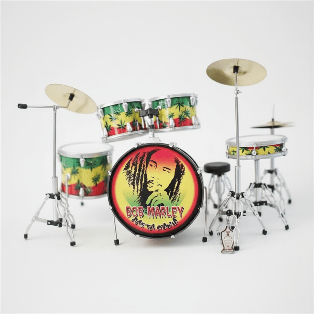 Drum Set Bob Marley Collectibles/Novelties/Wheels at World Of Decor NZ