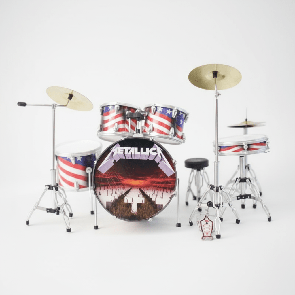 Drum Set Metallica Collectibles/Novelties/Wheels at World Of Decor NZ