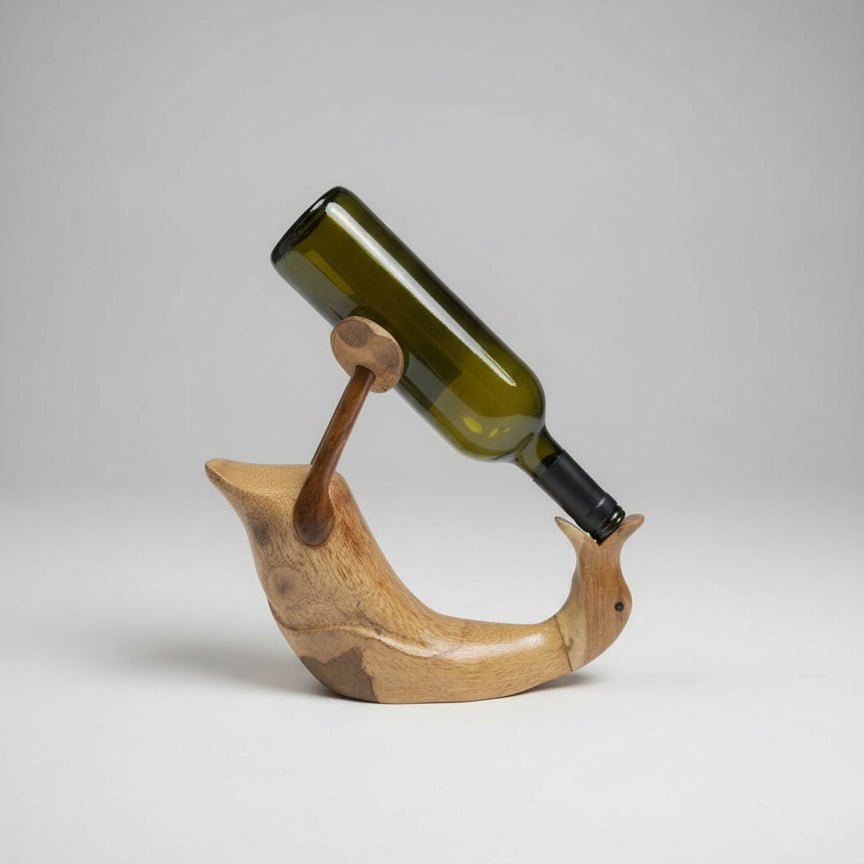 Duck Bottle Holder 30cm SCULPTURE/ORNAMENT & ANIMAL at World Of Decor NZ