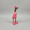 Duck - Pink Dot 30cm SCULPTURE/ORNAMENT & ANIMAL at World Of Decor NZ
