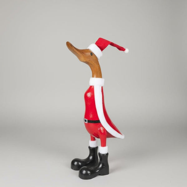 Duck Santa 35cm SCULPTURE/ORNAMENT & ANIMAL at World Of Decor NZ