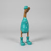 Duck Turquoise Dot 35cm SCULPTURE/ORNAMENT & ANIMAL at World Of Decor NZ