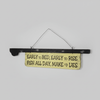 Early To Bed Sign WALLHANGING at World Of Decor NZ