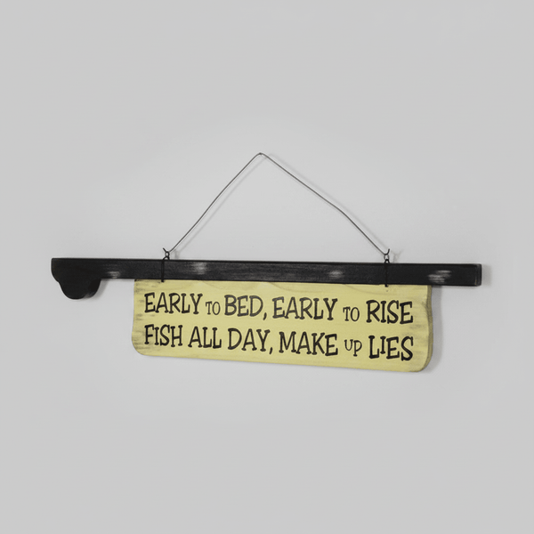 Early To Bed Sign WALLHANGING at World Of Decor NZ