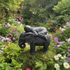 Elephant and Baby on Back GARDEN & OUTDOOR at World Of Decor NZ