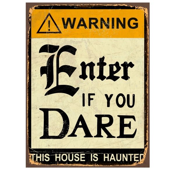 Enter If You Dare Sign* Wall Art, Affirmations & Hangings at World Of Decor NZ