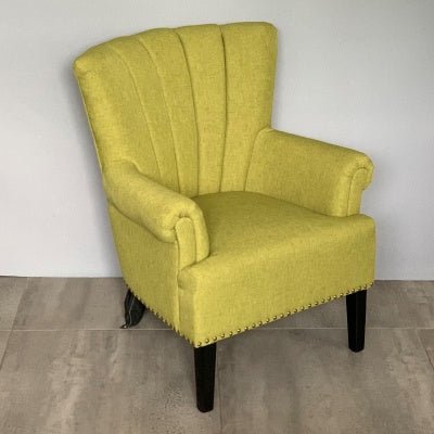 Fabric Green Color Armchair Furniture at World Of Decor NZ