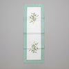Fabric Table Runner Green/White Home Accessories at World Of Decor NZ