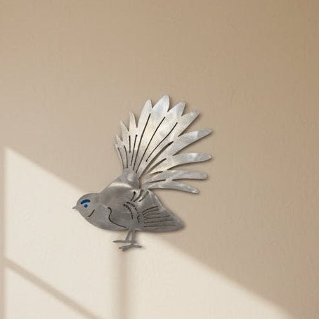 Fantail Stainless Wall Art WALLHANGING at World Of Decor NZ