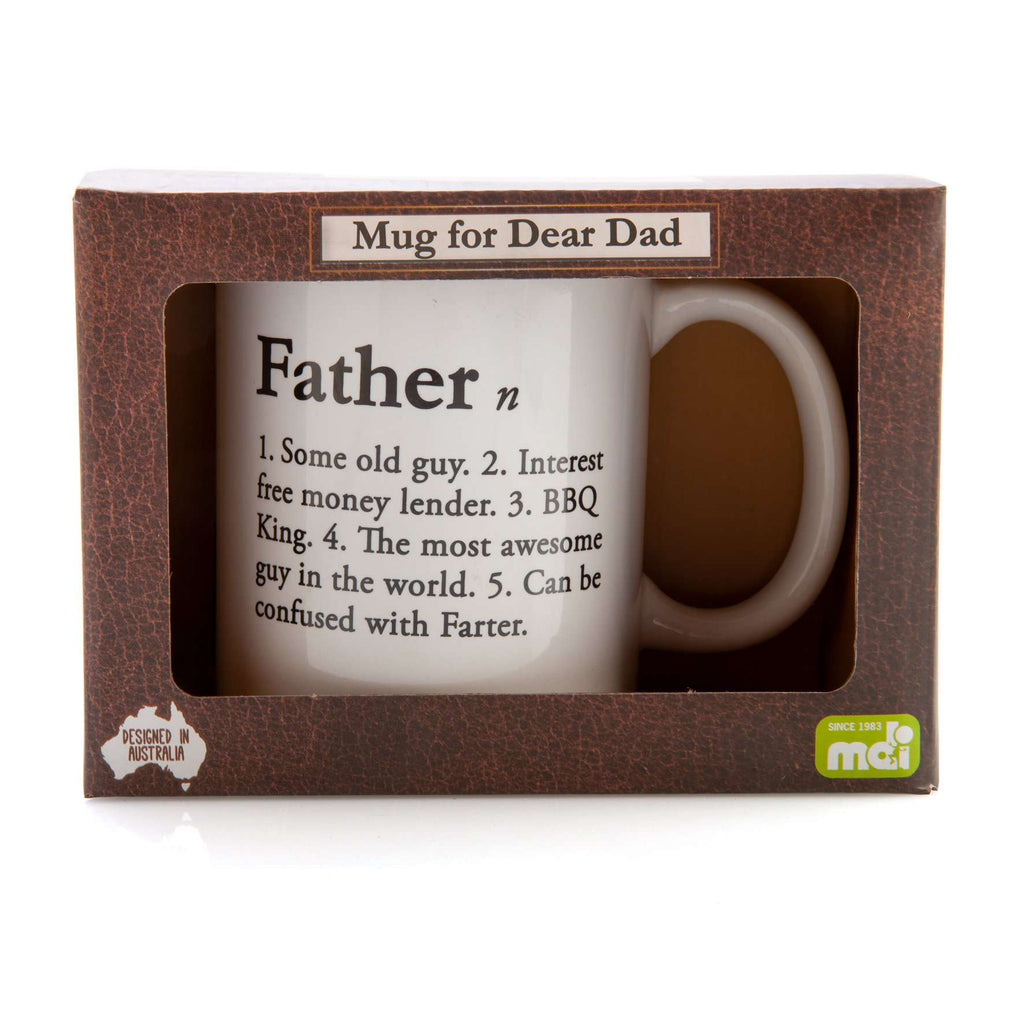 Father Definition Coffee Mug MEN CAVE at World Of Decor NZ