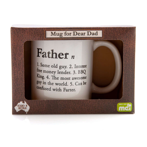 Father Definition Coffee Mug MEN CAVE at World Of Decor NZ