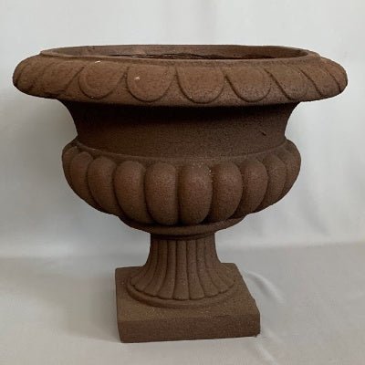 Fibreglass/Cement Planter 46cm PLANTER & STAND at World Of Decor NZ