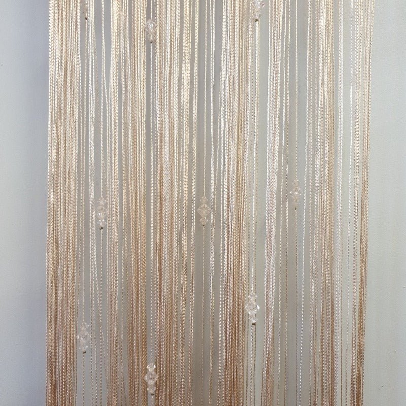 Fly String Curtain 3 Beaded - White Home Accessories at World Of Decor NZ