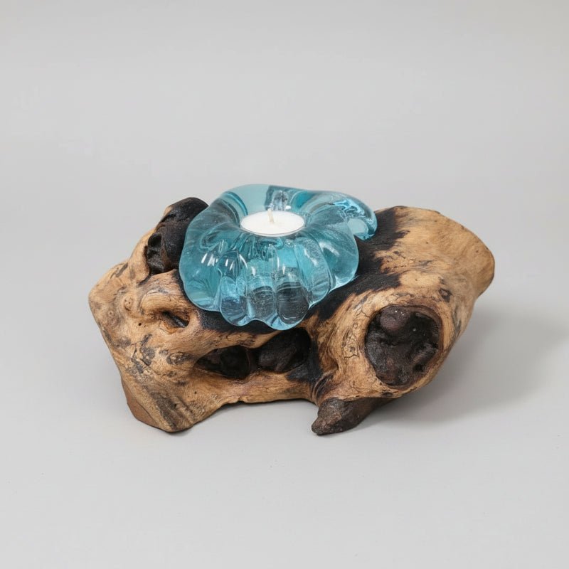 Gamal Root Tealight Holder CANDLES HOLDER at World Of Decor NZ