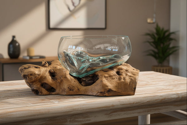Gamal Root With Bowl 25cm ACCESSORIES at World Of Decor NZ