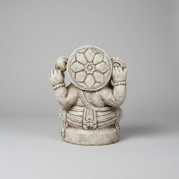 Ganesh Statue Teracotta 37cm - Cream GANESH at World Of Decor NZ