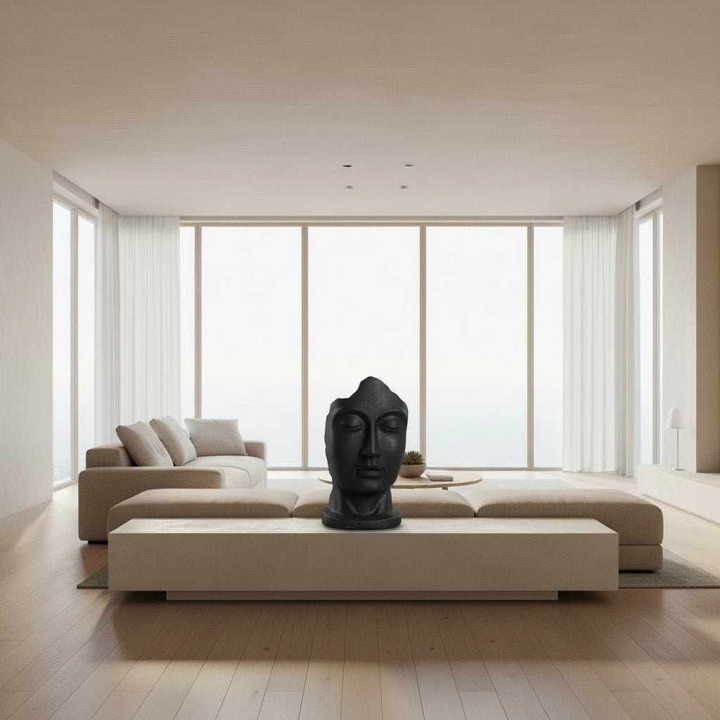 Garden Face Black 65cm GARDEN & OUTDOOR at World Of Decor NZ