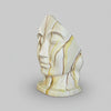 Garden Face Marble Design 65cm - Yellow GARDEN & OUTDOOR at World Of Decor NZ
