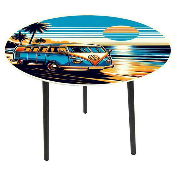 Glass Top Side Table - Combi SIDE TABLE at World Of Decor NZ