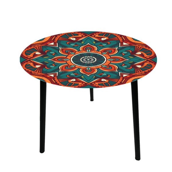 Glass Top Side Table-Moroccan Table at World Of Decor NZ