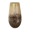 Glass Vase Neutral 18x33cm at World Of Decor NZ