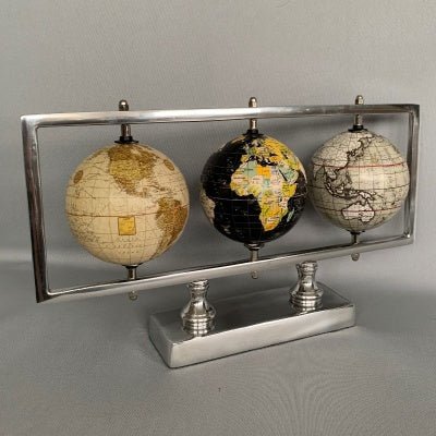 Globe Triple 10cm on Frame ACCESSORIES at World Of Decor NZ