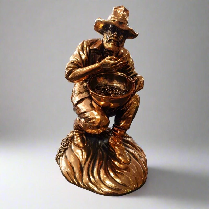 Gold Panner Statue SCULPTURE/ORNAMENT & ANIMAL at World Of Decor NZ