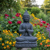 Greeting Buddha 58cm - Grey BUDDHA at World Of Decor NZ