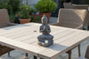 Greeting Buddha Candle Holder - Grey BUDDHA at World Of Decor NZ