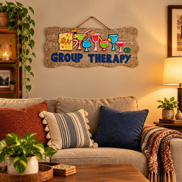 Group Therapy Sign Wall Art, Affirmations & Hangings at World Of Decor NZ
