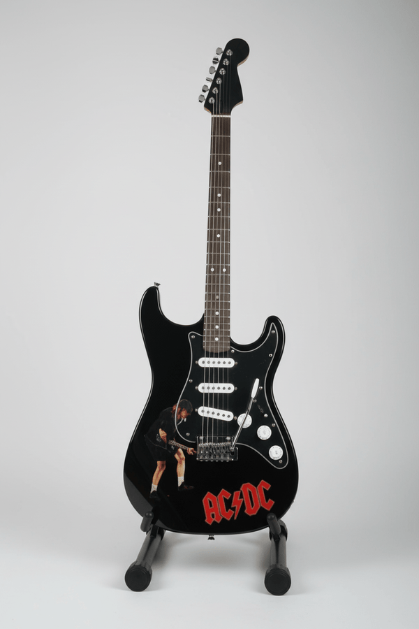 Guitar On Stand - AC/DC Collectibles/Novelties/Wheels at World Of Decor NZ