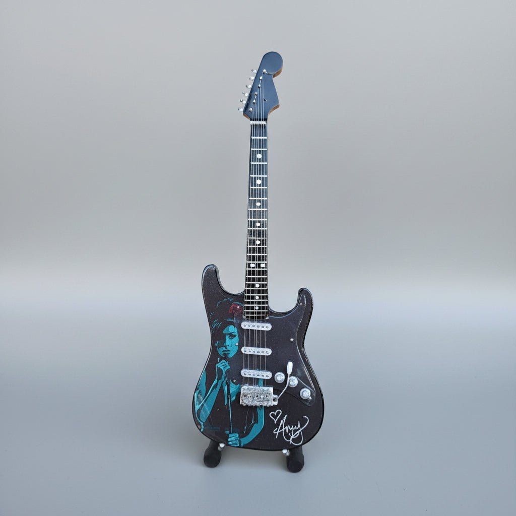 Guitar On Stand-Amy Winehouse Collectibles/Novelties/Wheels at World Of Decor NZ