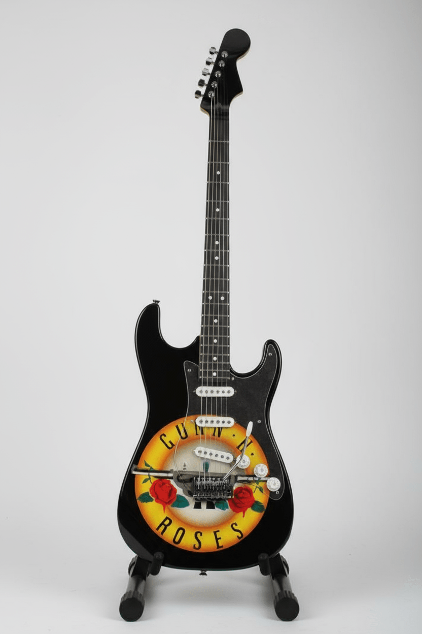 Guitar On Stand - Guns n Roses Collectibles/Novelties/Wheels at World Of Decor NZ