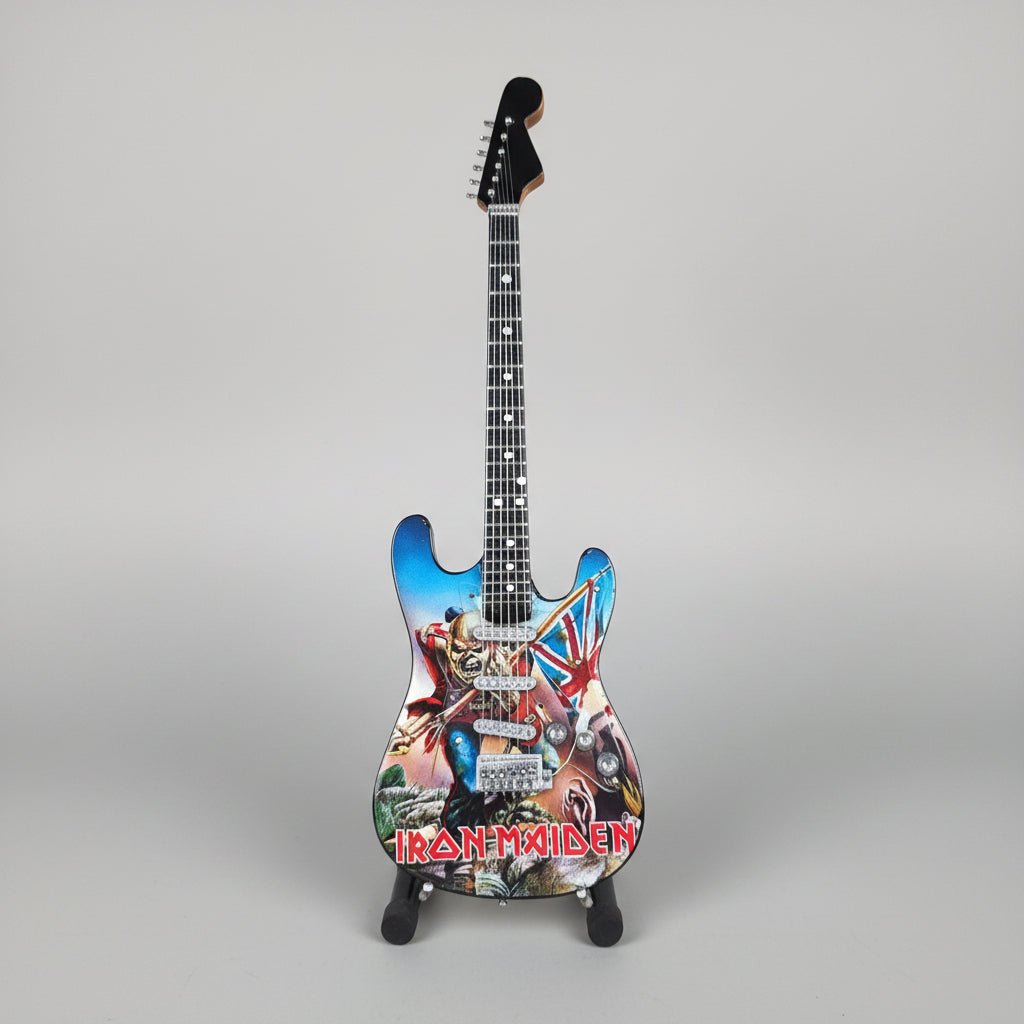 Guitar On Stand-Iron Maiden Collectibles/Novelties/Wheels at World Of Decor NZ
