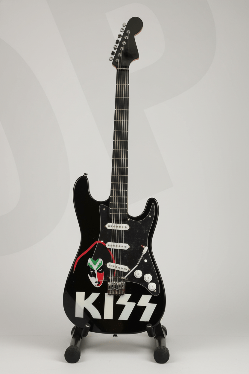 Guitar On Stand - Kiss Collectibles/Novelties/Wheels at World Of Decor NZ