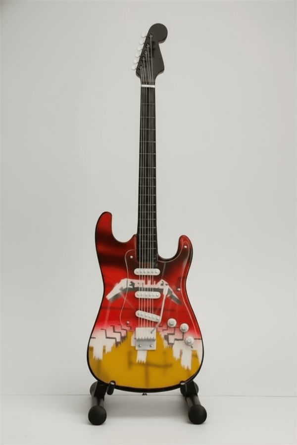 Guitar On Stand - Metallica Collectibles/Novelties/Wheels at World Of Decor NZ