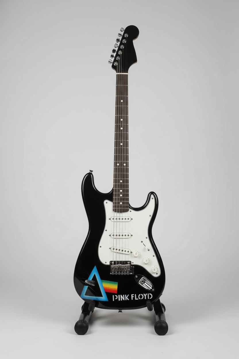 Guitar On Stand - Pink Floyd Collectibles/Novelties/Wheels at World Of Decor NZ