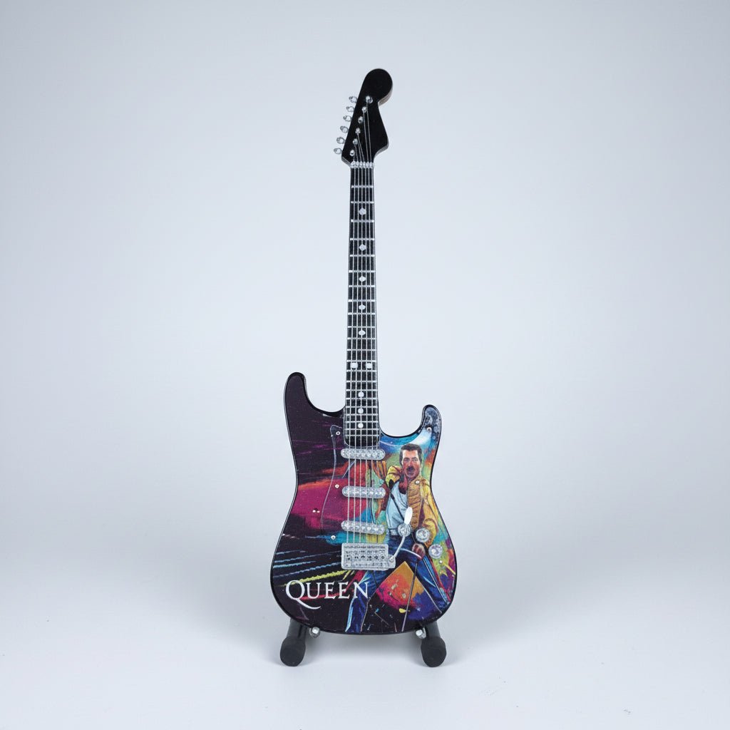Guitar On Stand-Queen Collectibles/Novelties/Wheels at World Of Decor NZ