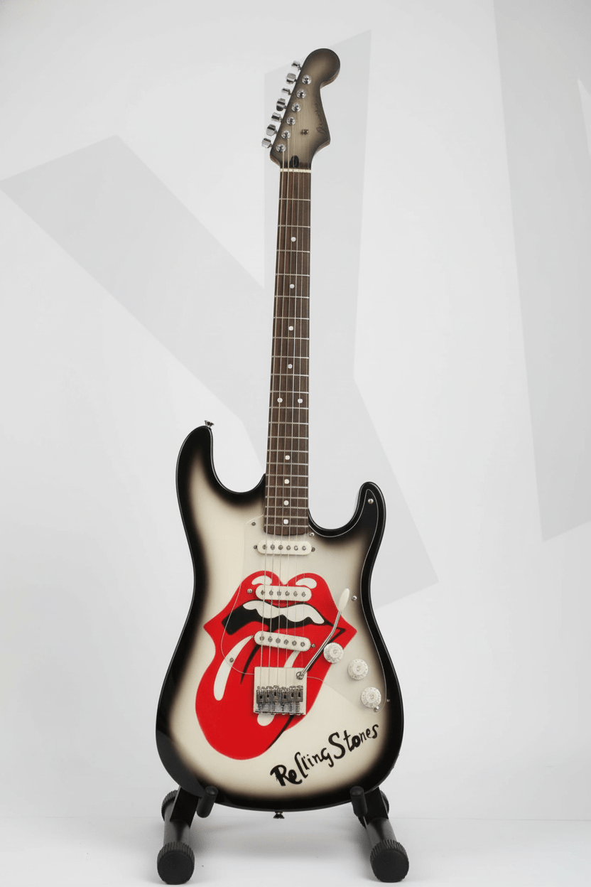 Guitar On Stand - Rolling Stones Collectibles/Novelties/Wheels at World Of Decor NZ