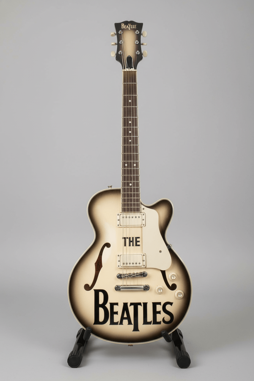 Guitar On Stand - The Beatles Collectibles/Novelties/Wheels at World Of Decor NZ