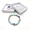 Hamsa Evil Eye Bracelet - Larderite CRYSTAL at World Of Decor NZ