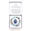 Hamsa Evil Eye Bracelet - Larderite CRYSTAL at World Of Decor NZ