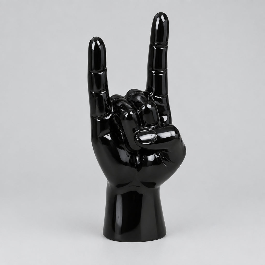 Hang Loose Hand-Black Semi Gross SCULPTURE/ORNAMENT & ANIMAL at World Of Decor NZ