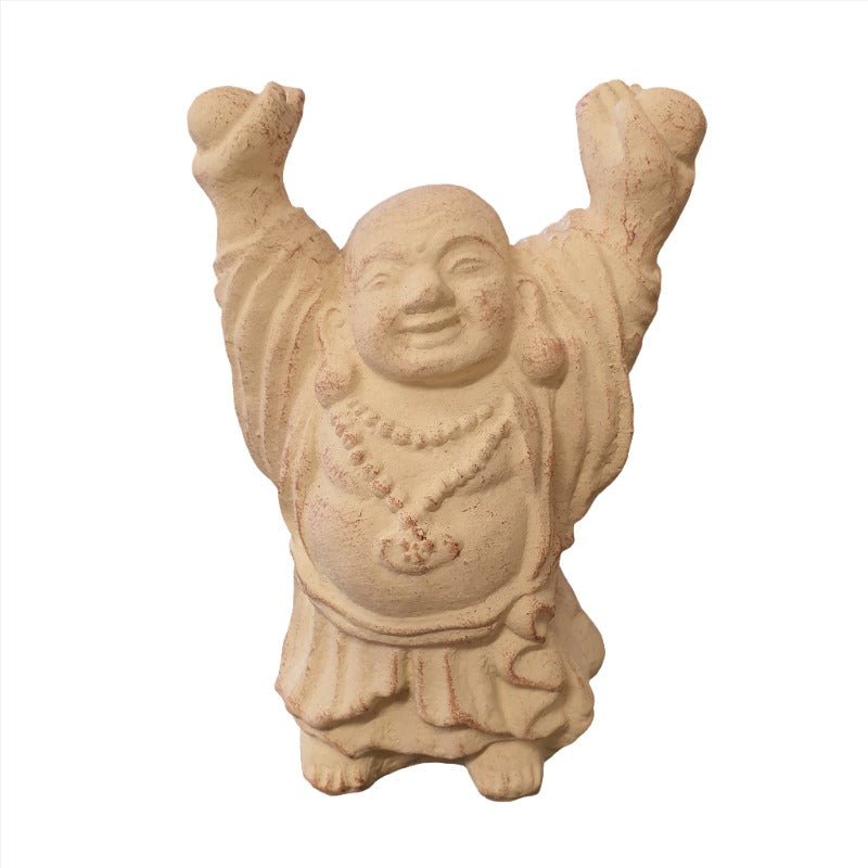 Happy Laughing Standing Buddha With Ingot 15cm BUDDHA at World Of Decor NZ