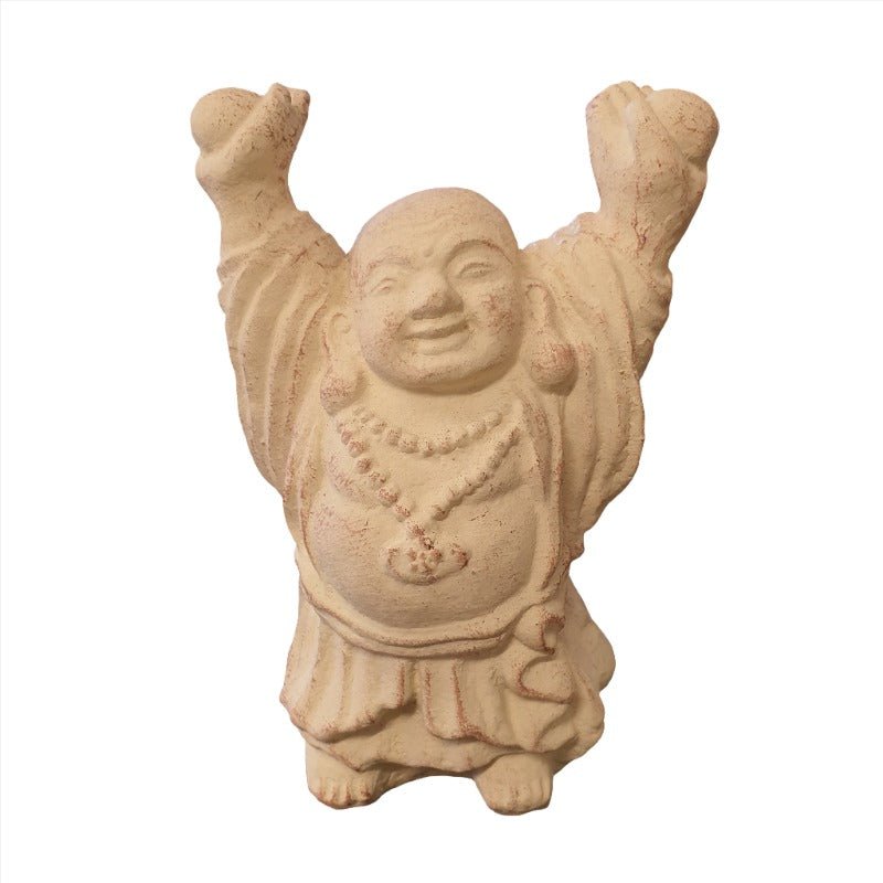 Happy Laughing Standing Buddha With Ingot 15cm at World Of Decor NZ