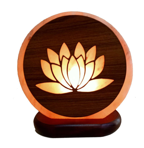 Himalayan Salt Lamp - Lotus SALT LAMP at World Of Decor NZ