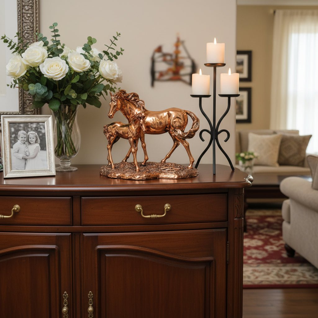 Horse and Foal SCULPTURE/ORNAMENT & ANIMAL at World Of Decor NZ